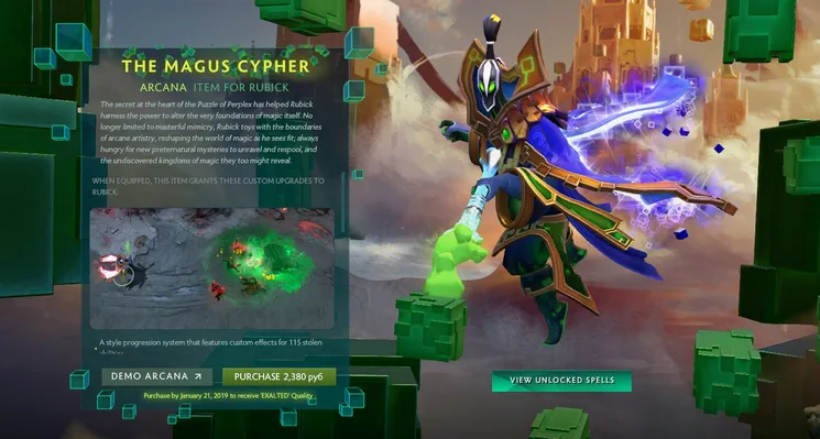 rubick the magus cypher 2018